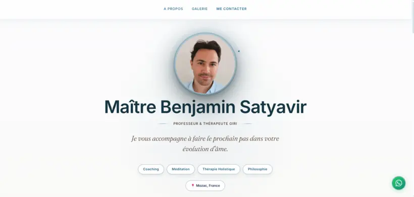 Vitrine Benjamin Satyavir — Giri Soins
